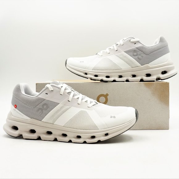 On Running Shoes - New in Box Women's On Running Cloudrunner Wide Shoes in White Size 10